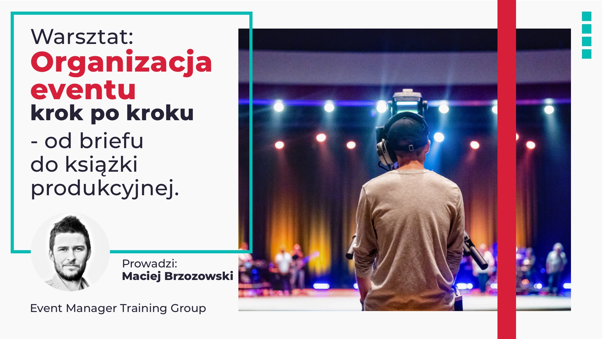 Szkolenie event krok po kroku - praktyczna organizacja wydarzeń