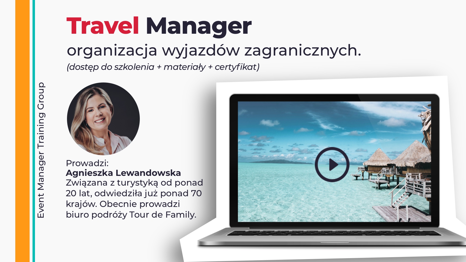 Szkolenie online Travel Manager jak zorganizować wyjazd zagraniczny jak założyć biuro podróży EMTG